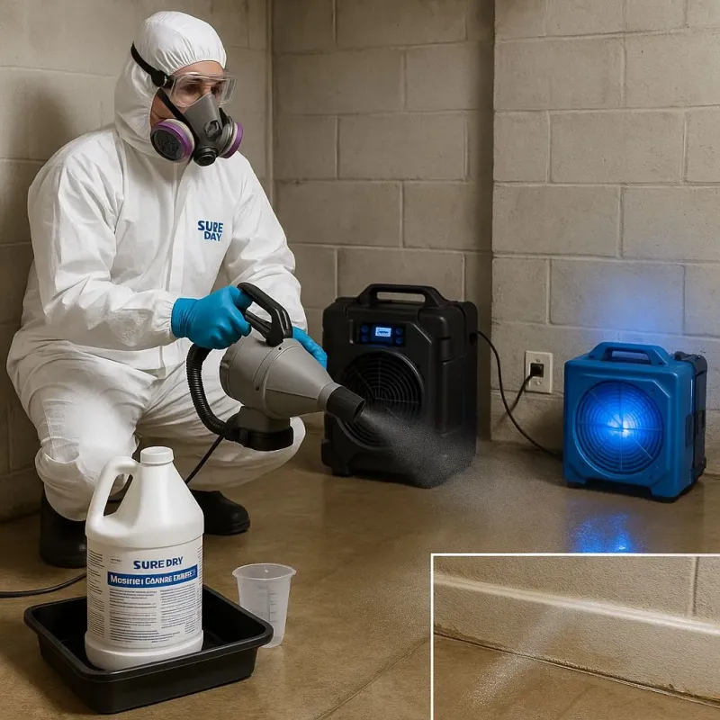 Sanitization and Odor Removal process in Jarrell, TX